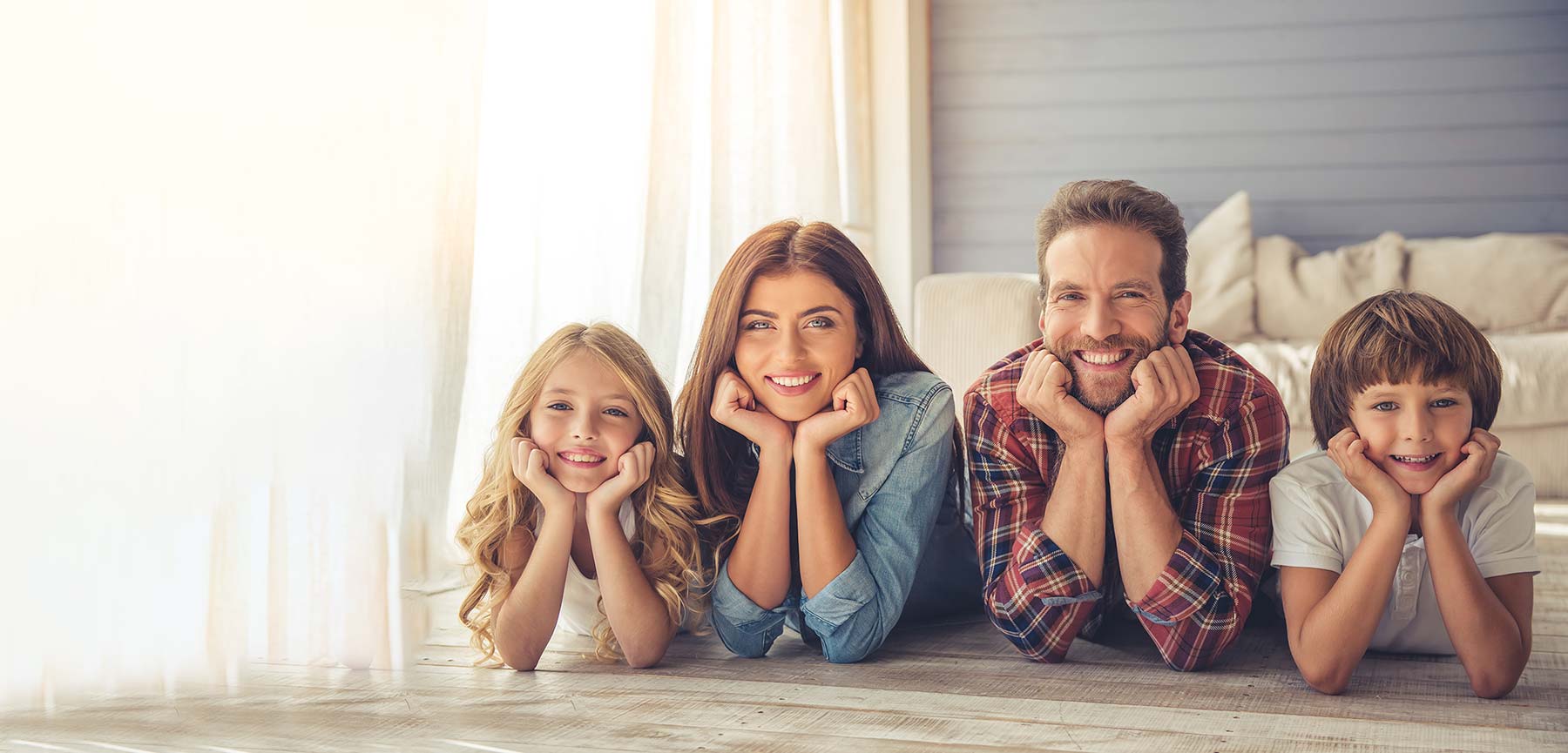 Familie Wohnzimmer schimmelfrei