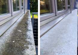 Mit Trockendampf gegen Schimmel, Flechten und Moos