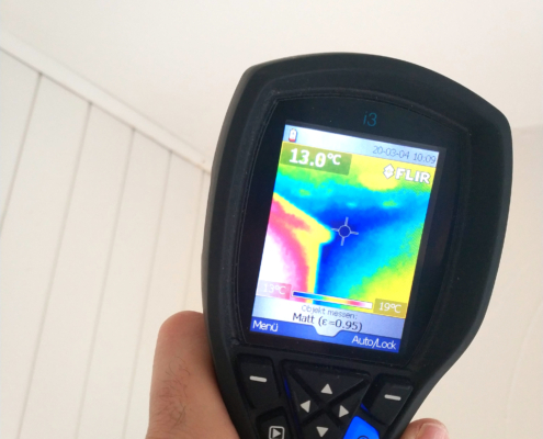 Wärmebildkamera - Ursachenanalyse bei Schimmelbefall