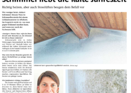 Interview mit sanawall im Anzeiger aus dem Bezirk Affoltern